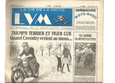 LA VIE DE LA MOTO N°97 TRIUMPH TERRIER ET TIGER CUB / RATIER / MOTOBECANE