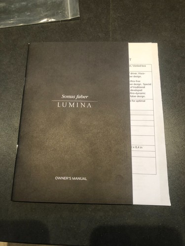 Sonus faber lumina - faber, 1