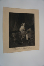 BOILLY (1761-1845) GRANDE GRAVURE XVIII° SCENE FEMME SAPHISME CURIOSA SEXE 1792