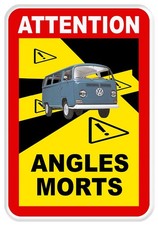 STICKER ATTENTION ANGLES MORTS