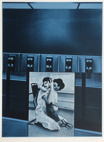 Jacques monory sérigraphie - jacques,