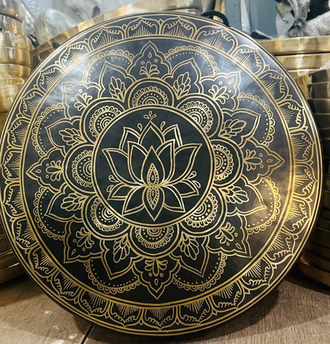 Inch lotus carved - 14,