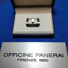 PANERAI Véritable Boucle Panerai BA PAV00763 Pin Buckle 20mm/acier satiné PAM