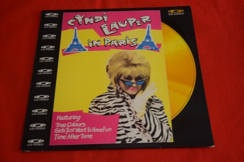 Laserdisc cyndi lauper live - cyndi,