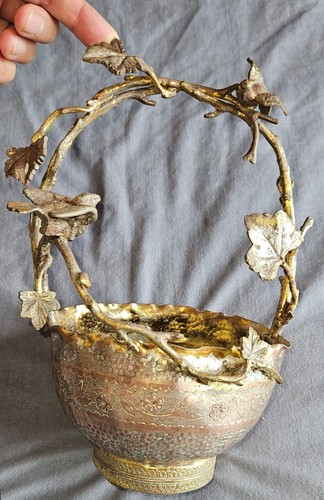 Panier cache pot cuivre - , &