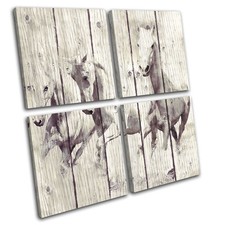 Horse Painting Vintage Animals