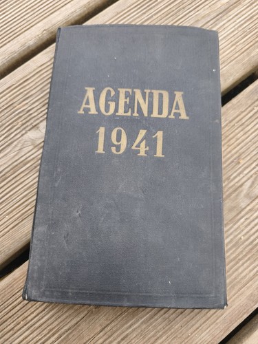 Ancien agenda ww2 - ancien, 1941
