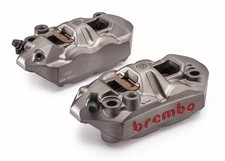 Paire étriers BREMBO UPGRADE M4 monobloc - 108mm/P4 34 (avec plaquettes)