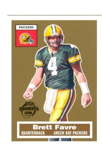 Brett favre 2005 - topps, 50th