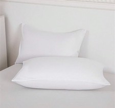 X2 taies d’oreiller blanches