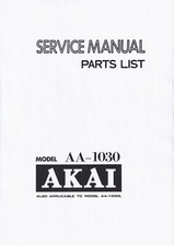 Service Manuel D'Instructions