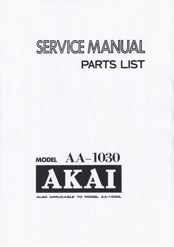 Service manuel instructions - service,