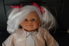 poupee  corolle DOLLIES numeros nuque cheveux blanc poupee moderne rock