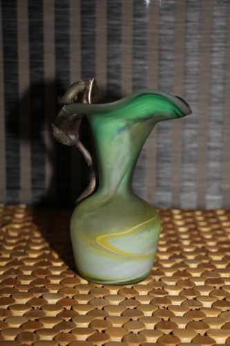 Petit vase vert pâte - pâte, de