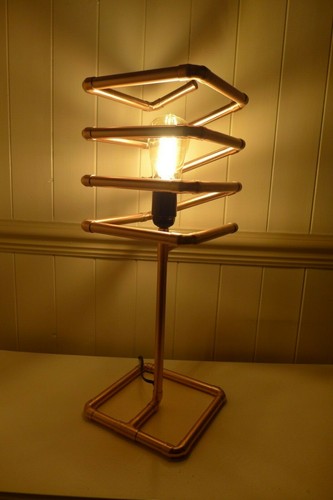 Lampe table cuivre - de,