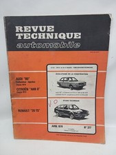 RENAULT 20 R20 TS (AUDI 80 CITROËN Ami 8) - Revue Technique Automobile 377