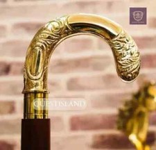 Canne bâton de marche en bois