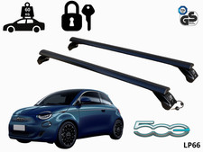 Barres Portatout Porte-Vélos De Toit Pour FIAT 500E Électrique 2020 Avec Antivol