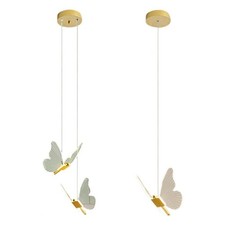 Acrylique papillon lustre LED
