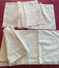 Ancien drap métis broderie de jour de Venise + taie de traversin assortie, neuf