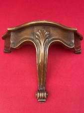 Console Murale Ancienne en Bois Sculpté Style Louis XV étagère Murale vintage