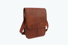 Sac messager cuir vintage - cuir,