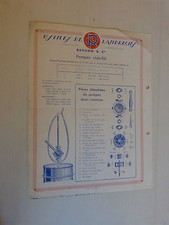  prospectus catalogue : pompes