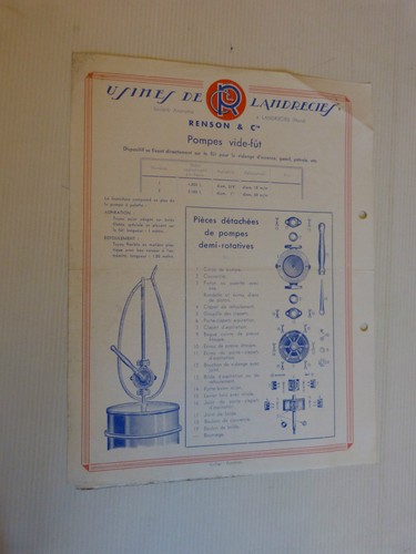 Prospectus catalogue pompes - ,