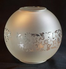 Boule de lampe à pétrole ou à huile dégagée à l’acide CAE25BOU002