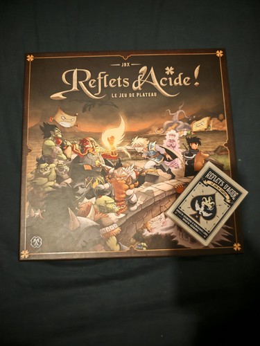 Jeu plateau reflet acide - reflet, d'acide