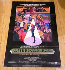 AMERICAN POP Affiche cinéma 70x100 RALPH BAKSHI, RON THOMPSON, HOLLAND - 1981