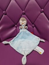 Doudou Peluche  Tchoupi T'choupi Bleu BLanc Gris Mouchoir  Nicotoy
