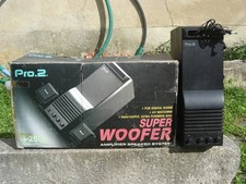 Amplificateur Speaker System Super-Woofer Pro-2 S-2500 et son emballage d'époque
