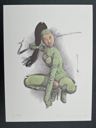 Michetz ninja verte - (b),