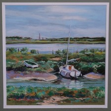 Pastel paysage Île de Ré -