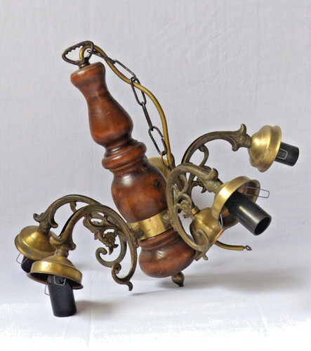 Ancien lustre luminaire en - ancien, /
