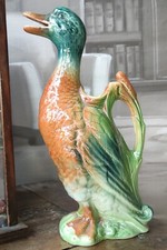 Ancien Pichet Canard Barbotine