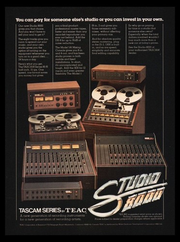 1978 teac tascam studio - 1978,