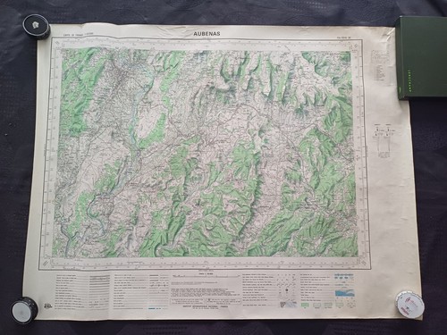 Carte ancienne ign - ancienne, aubenas