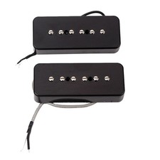 Barre De Savon Noire Humbucker, 2 Pièces, Pôle 50/52mm Pour Guitare P90