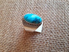 bague turquoise argent massif 925