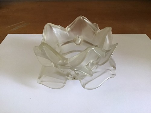 Tulipe rose en verre - rose,