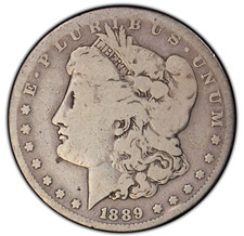 1889-CC MORGAN DOLLAR GRADED