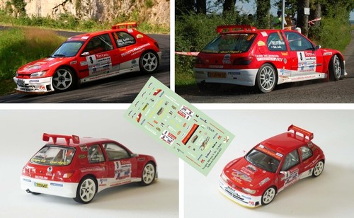 Decals peugeot 306 - decals, 1/43