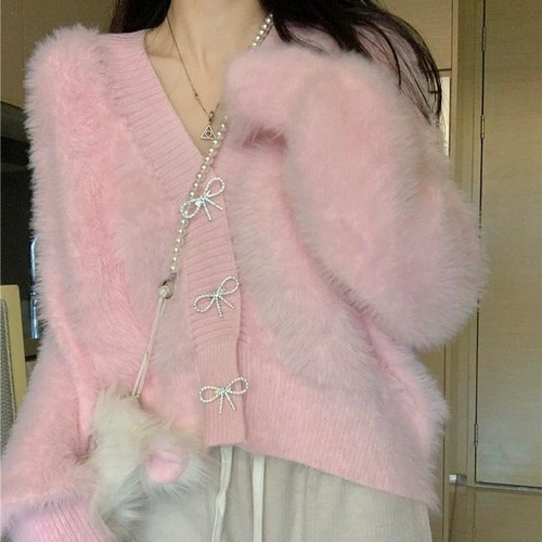 Pull col fourrure - pull,