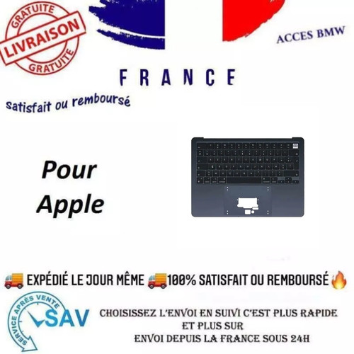 Top case azerty - top, minuit