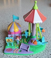 POLLY POCKET BLUEBIRD FÊTE FORAINE MANÈGE AVIONS ROCKET RIDE 1996