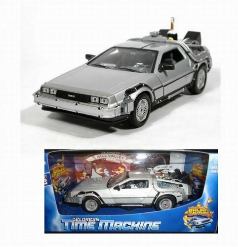 Voiture métal delorean - métal,