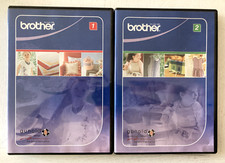 2 CD de modèles de broderies pour machine à broder BROTHER  Gunold 