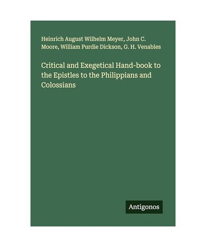 Critical and exegetical - critical,